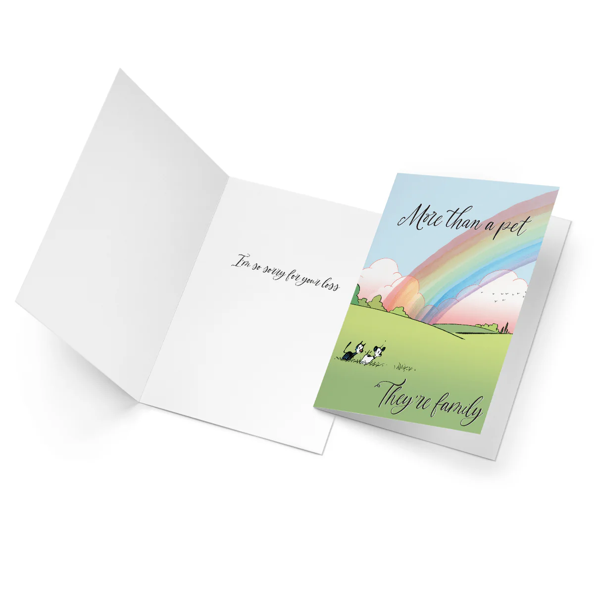 'They're Family' Pet Sympathy Card - Image 3