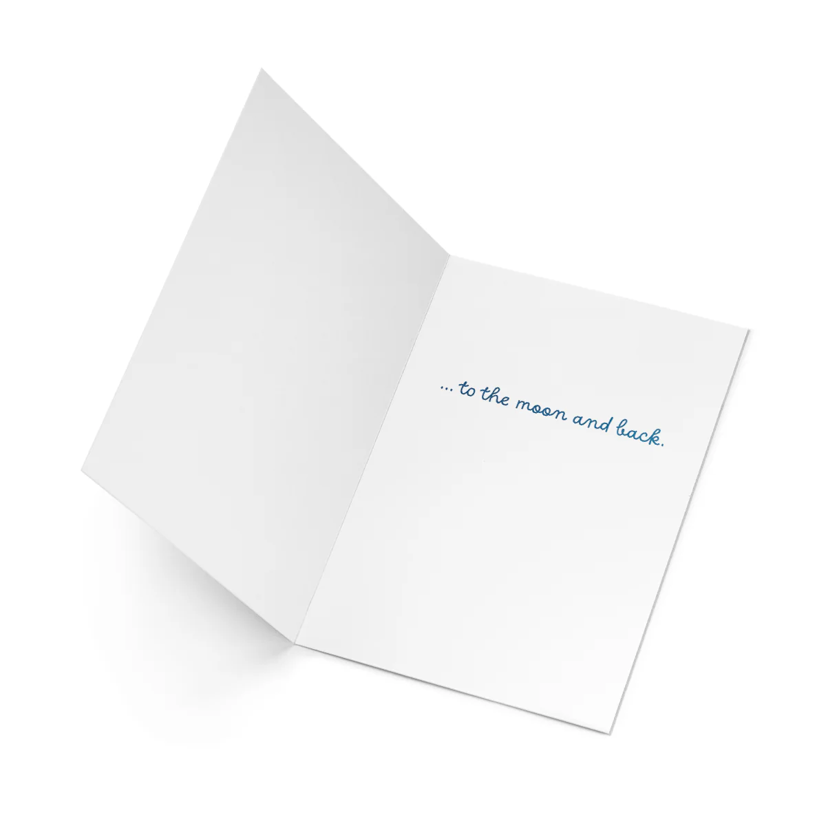 'To the Moon and Back' Greeting Card - Image 4
