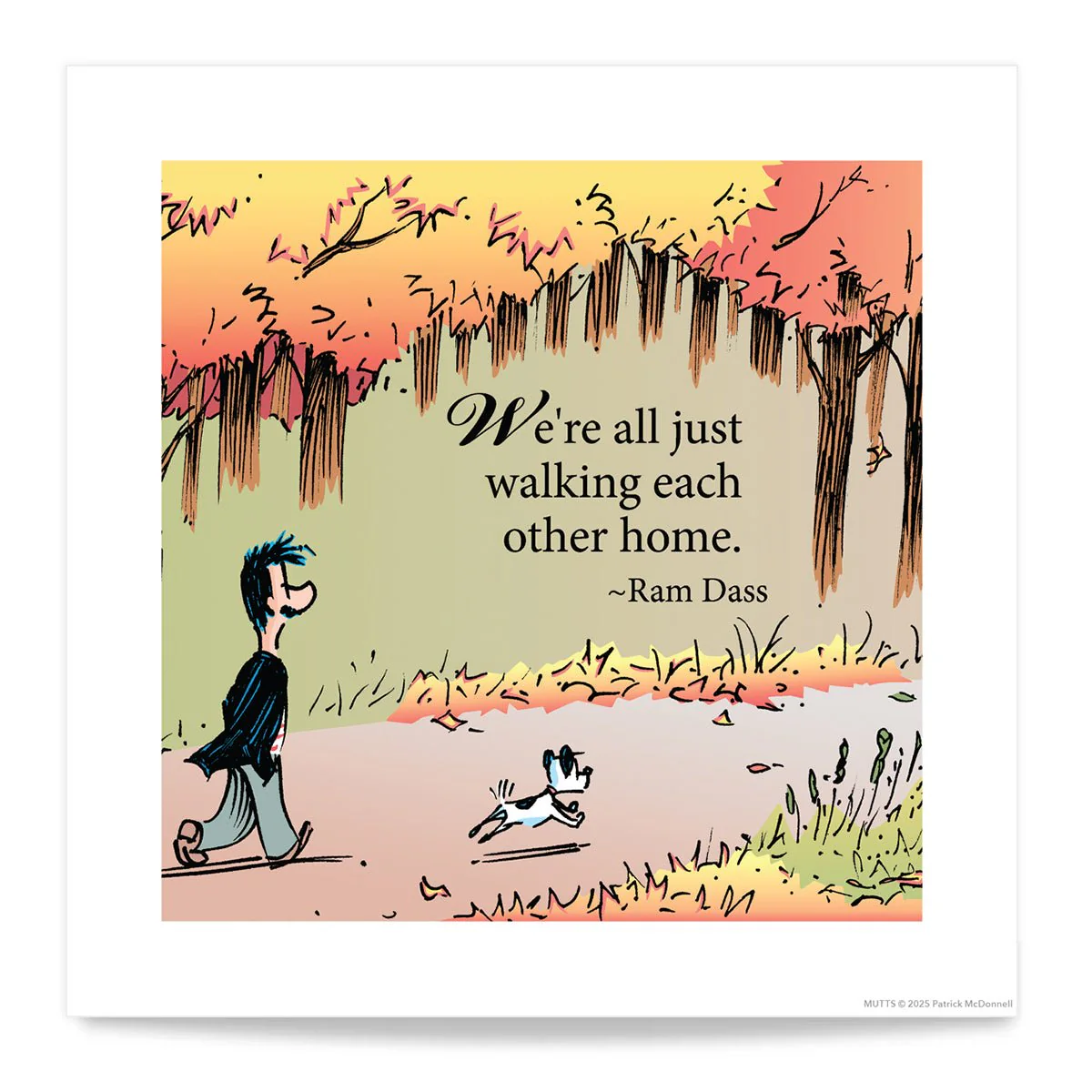 'Walking Each Other Home' Standard Art Print
