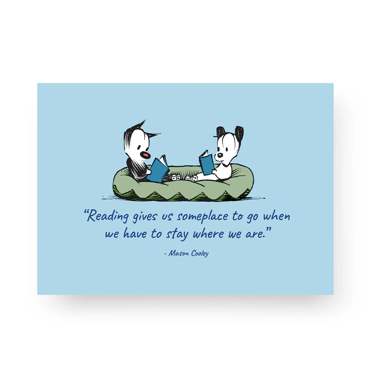 'What Reading Gives Us' Greeting Card