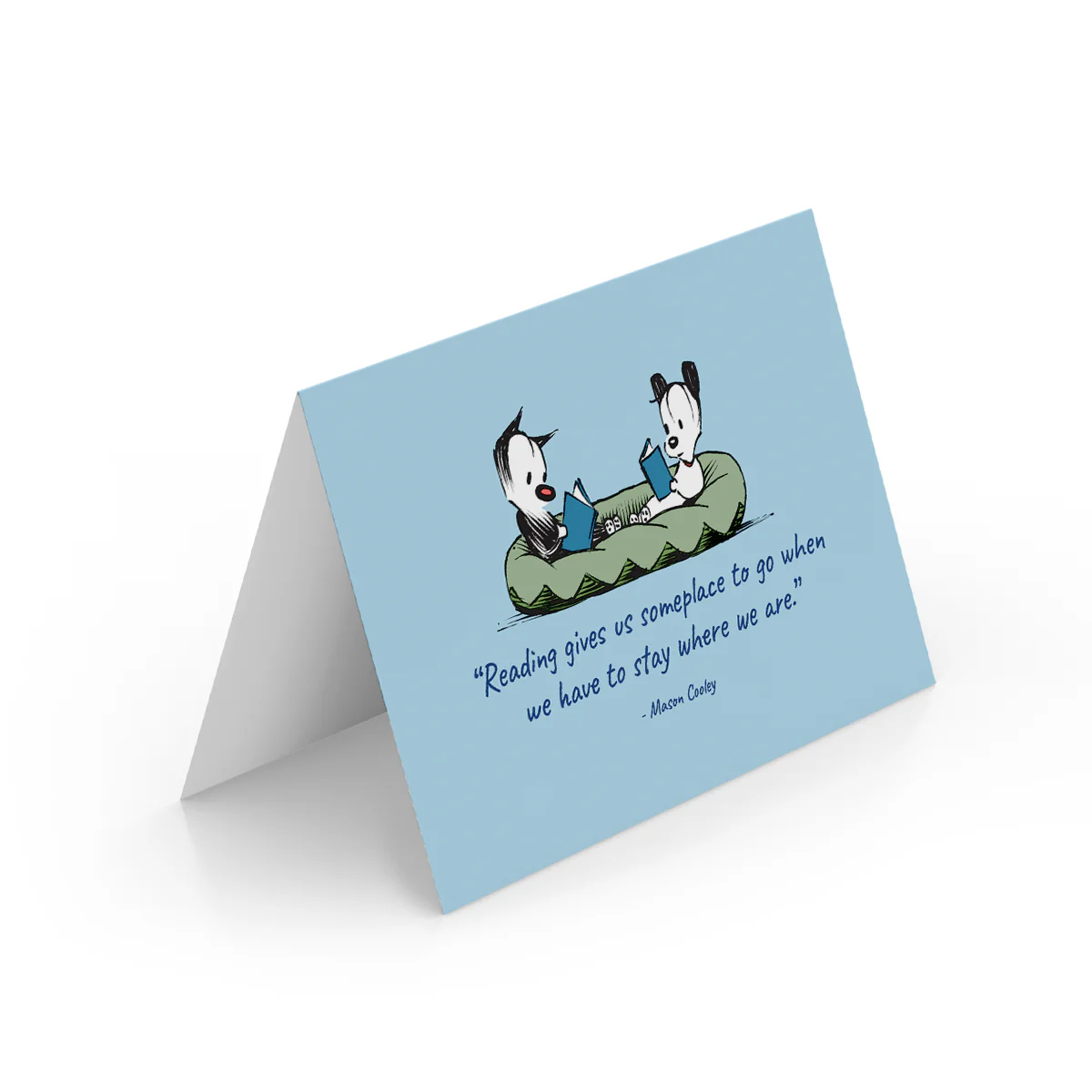 'What Reading Gives Us' Greeting Card - Image 2