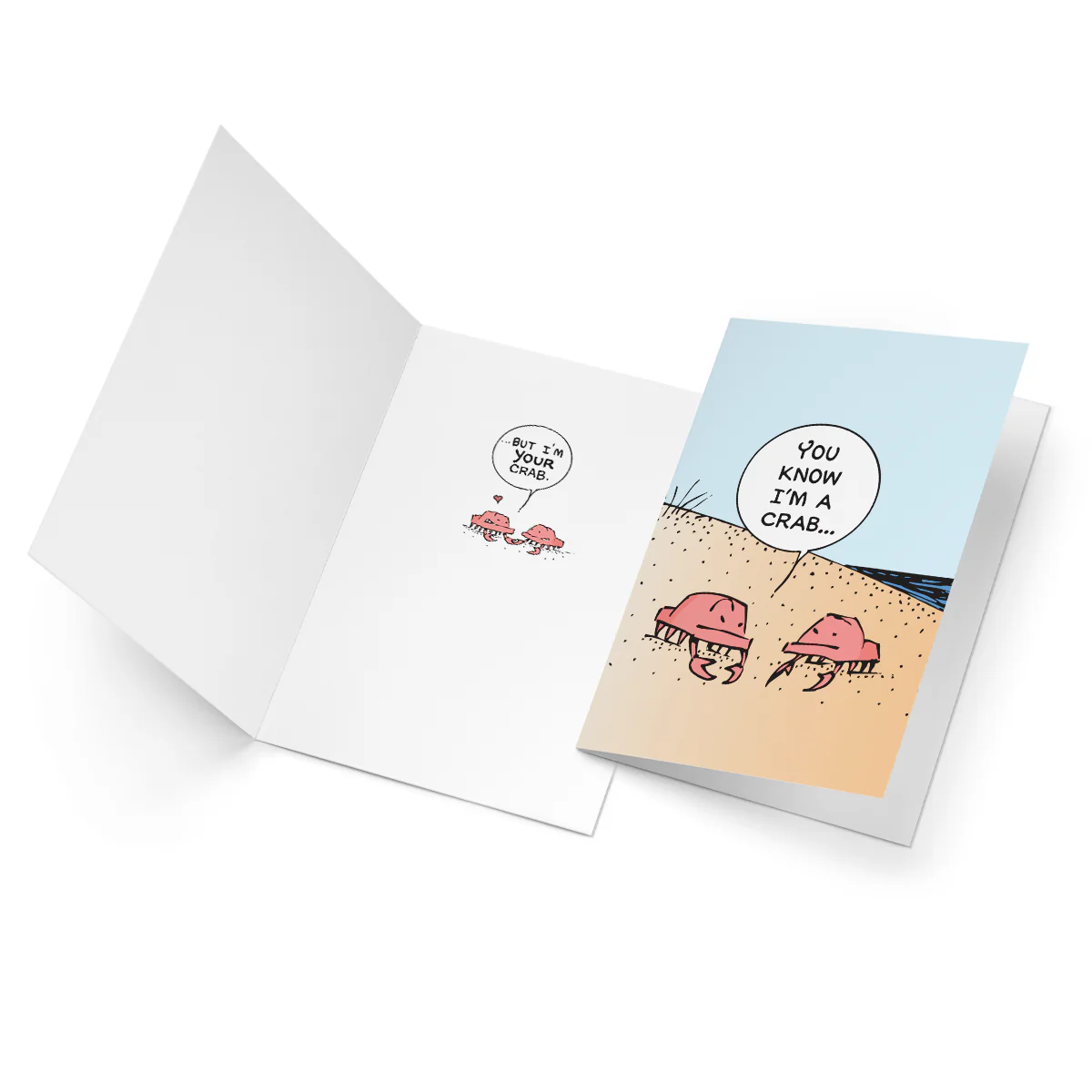 'Your Crab' Greeting Card - Image 3